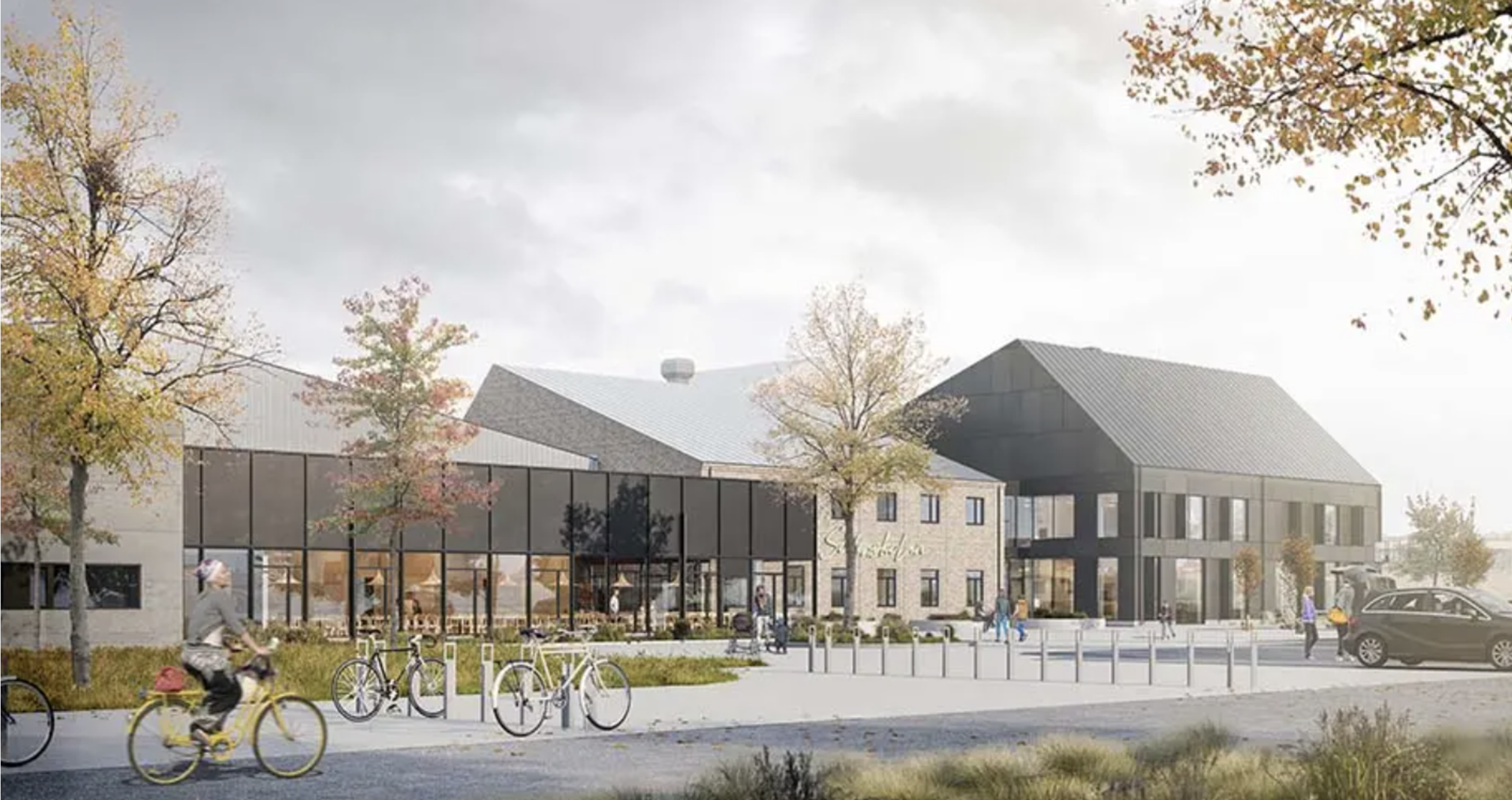 Söderskolan Halmstad byggs av Lagans Byggnads AB