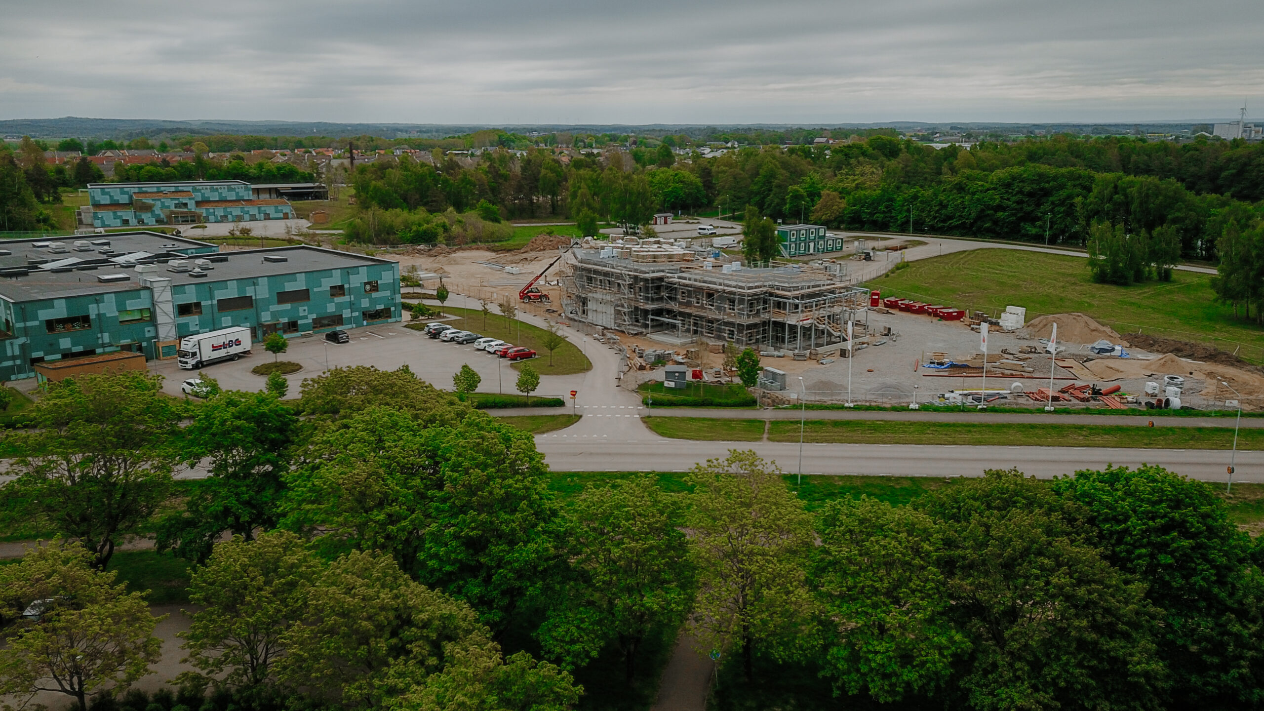 Sjökulla Förskola nybyggnation i Laholm utfört av Lagans Byggnads AB