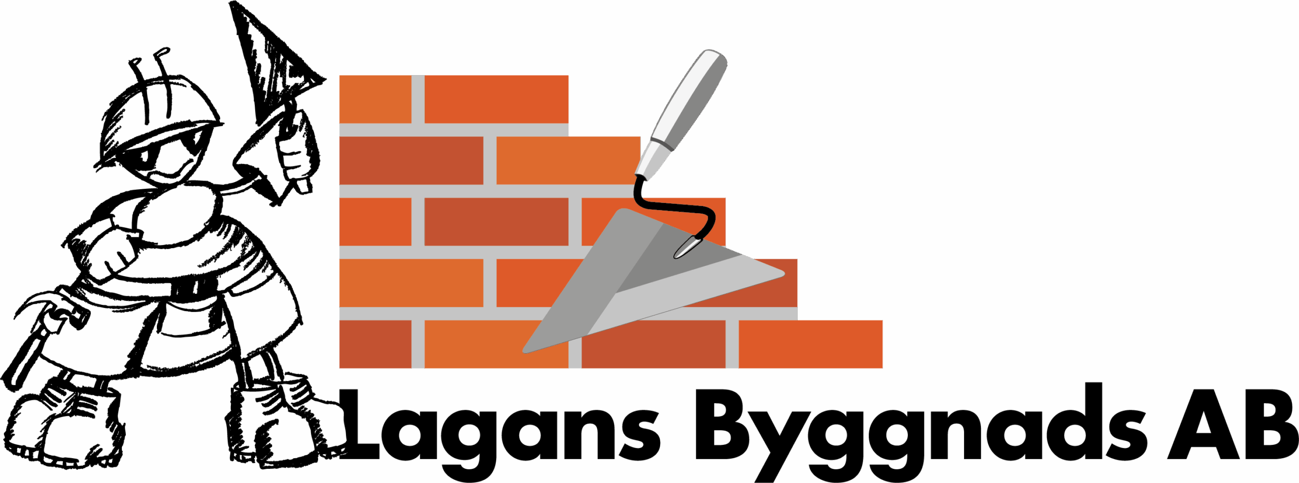 Lagans Byggnads Logga utan städer