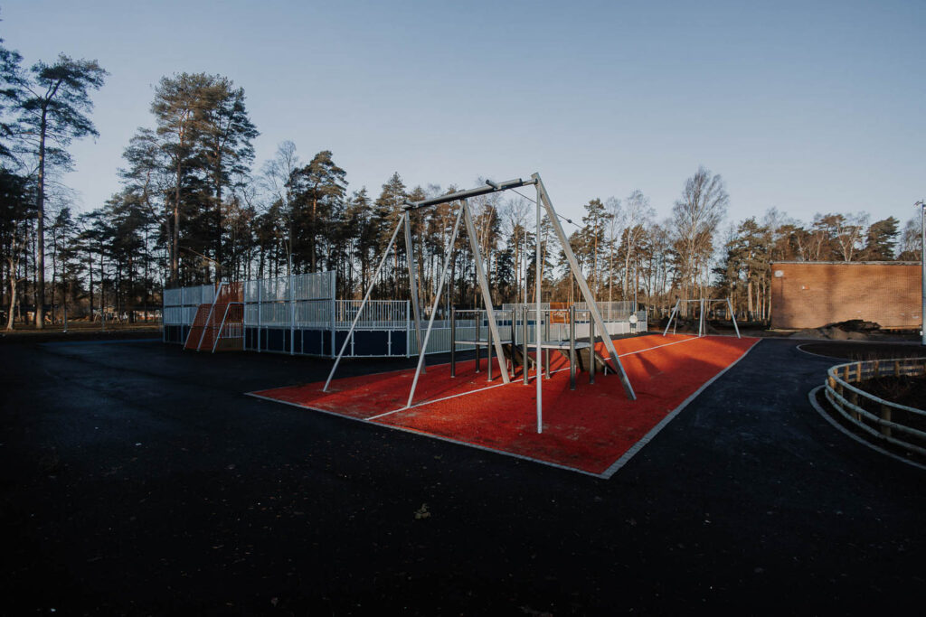 Skolbyggnation i Ljungby – Stensbergsskolan exteriör